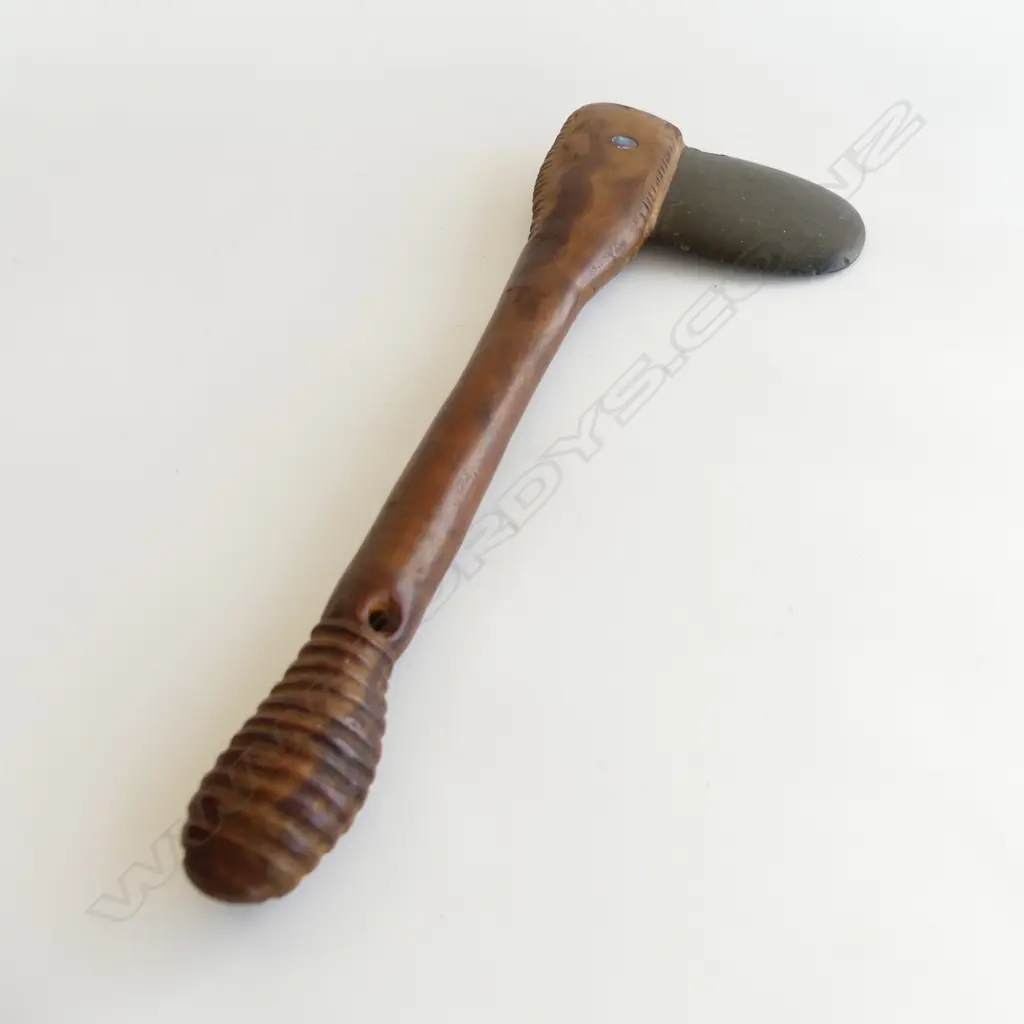 Hafted stone adze from Papua New Guinea, Image 1++